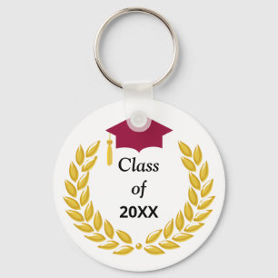 Goldener Lorbeerkranz Klasse 20XX Schlüsselanhänger