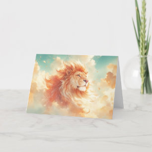 Goldener Löwe des strahlenden Himmels Karte