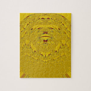 Goldener Löwenkopf-Kunstprint