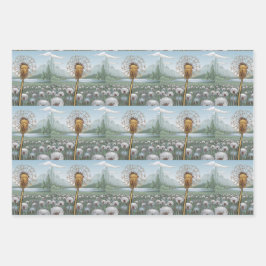 Goldener Lüster Silberleuchter Wrapping Paper Geschenkpapier Set