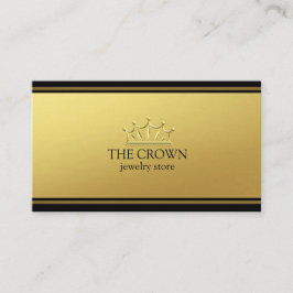 Goldener Luxus Visitenkarte