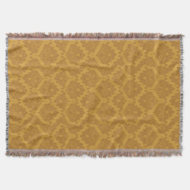 Goldener Luxusdamast Decke (Vorderseite)