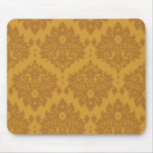 Goldener Luxusdamast Mousepad
