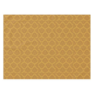 Goldener Luxusdamast Tischdecke