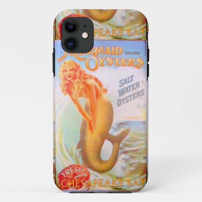 goldener Meerjungfrautelefonkasten Case-Mate iPhone Hülle (Rückseite)