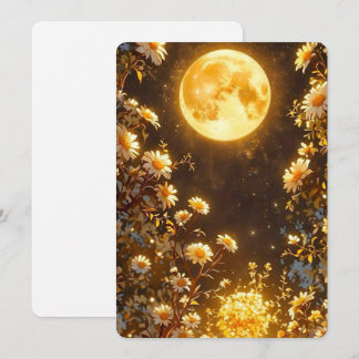 Goldener Mond & Wildblumen Journal | Traumhafte Ce