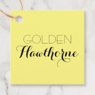Goldener Neutraler Geschäftsnamen-Anhänger Geschenkanhänger