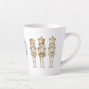 Goldener Nussknacker Weihnachten Milchtasse