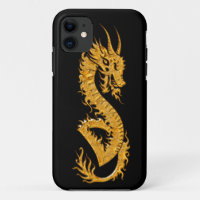 Goldener orientalischer Drache 02