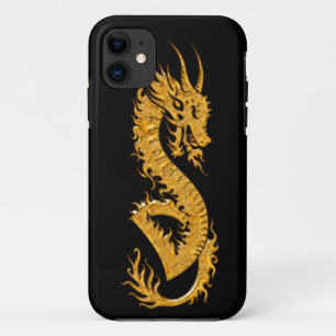 Goldener orientalischer Drache 02 Case-Mate iPhone Hülle