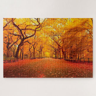 Goldener Pfad im Herbst