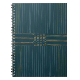 Goldener Pfau Notizblock