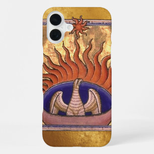 Goldener Phönix Feuerbird steigend iPhone 16 Plus Hülle