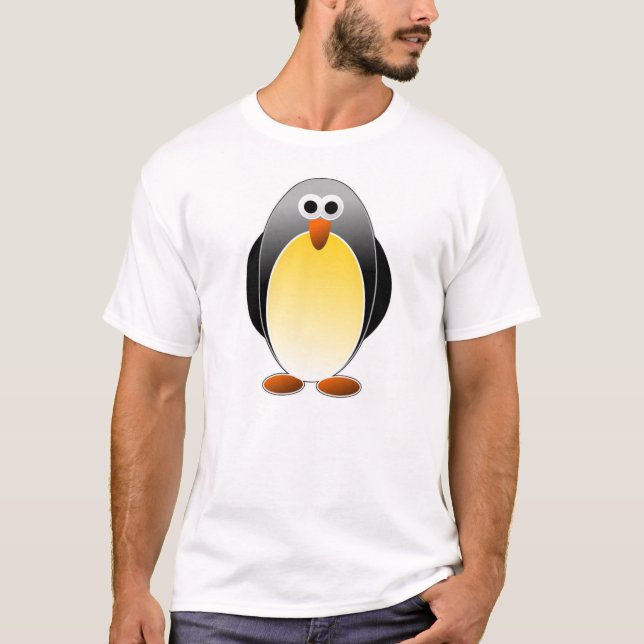 Goldener Pinguin T-Shirt (Vorderseite)