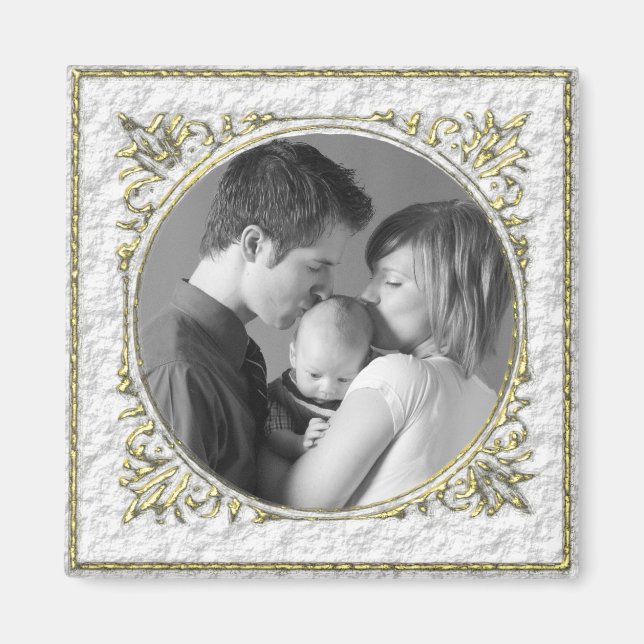 Goldener Rahmen Magnet (Vorne)