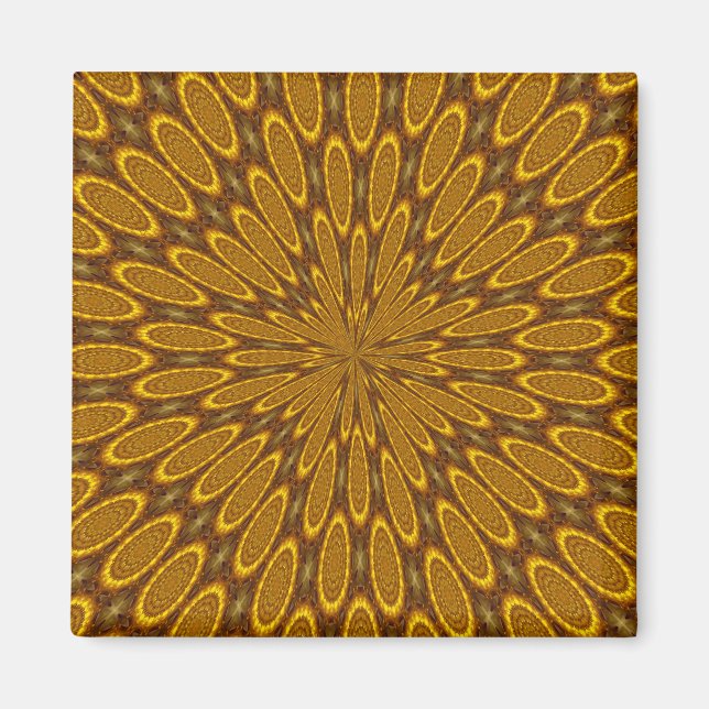 Goldener Raum Magnet (Vorne)