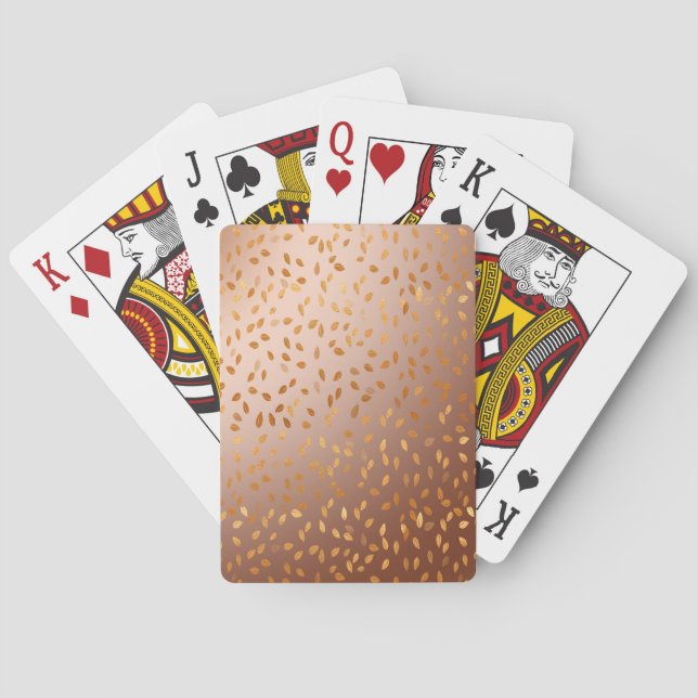 Goldener Regen Spielkarten (Rückseite)