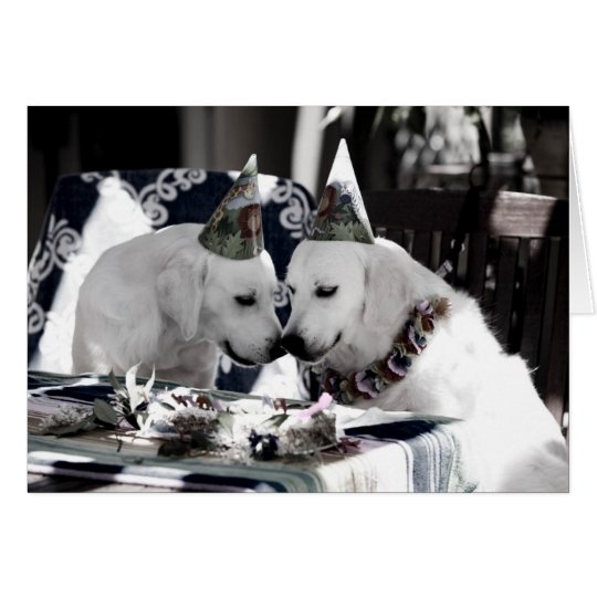 Goldener Retriever-alles- Gute zum Karte