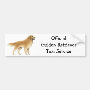 Goldener Retriever-Autoaufkleber Autoaufkleber