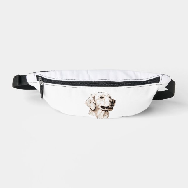 Goldener Retriever Bauchtasche (Vorderseite)