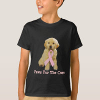 Goldener Retriever-Brustkrebs scherzt Shirt