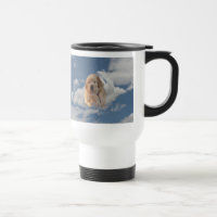 Goldener Retriever-himmlische Welpen-Reise-Tasse