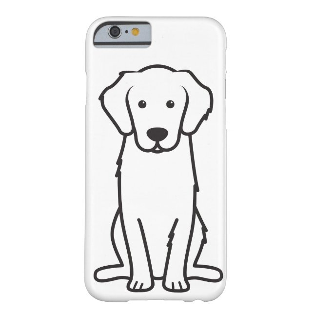 Goldener Retriever-HundeCartoon Case-Mate iPhone Hülle (Rückseite)
