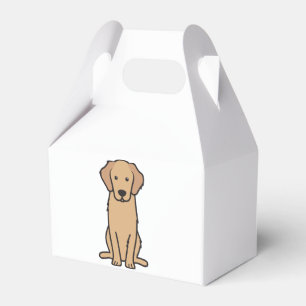 Goldener Retriever-HundeCartoon Geschenkschachtel