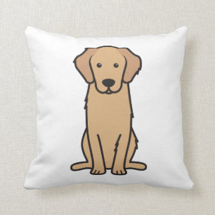 Goldener Retriever-HundeCartoon Kissen
