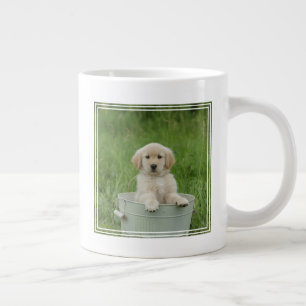 Goldener Retriever im Waschbecken Jumbo-Tasse