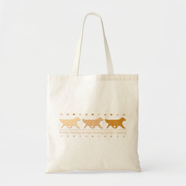 Goldener Retriever-kleine Taschen-Tasche Tragetasche (Vorne)