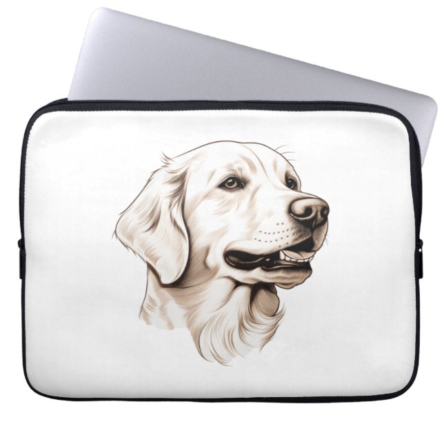 Goldener Retriever Laptopschutzhülle (Vorderseite)