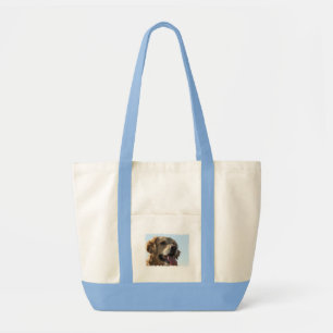 Goldener Retriever-Leinwand-Taschen-Tasche Tragetasche