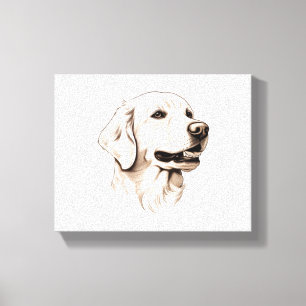 Goldener Retriever Leinwanddruck