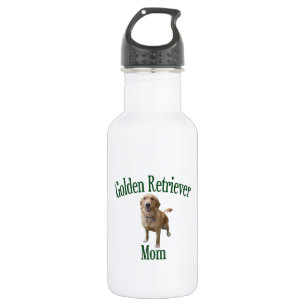 Goldener Retriever-Mama Edelstahlflasche