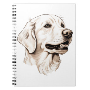 Goldener Retriever Notizblock