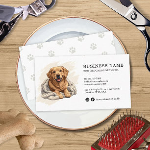 Goldener Retriever Schaffen Sie Ihr eigenes Hausti Visitenkarte