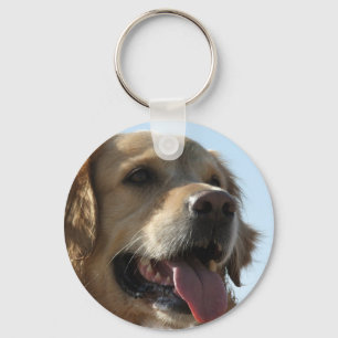 Goldener Retriever-Schlüsselanhänger Schlüsselanhänger