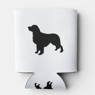 Goldener Retriever-Silhouette-Liebe-Hunde Dosenkühler