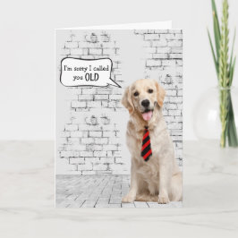 Goldener Retriever Spaß Karte