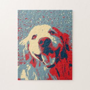 Goldener Retriever-Stylized Zeichnen