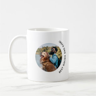 Goldener Retriever Vater Custom Foto Kaffeetasse