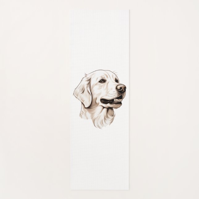 Goldener Retriever Yogamatte (Vorderseite)
