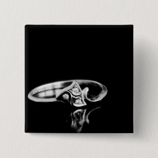 Goldener Ring Button (Vorderseite)