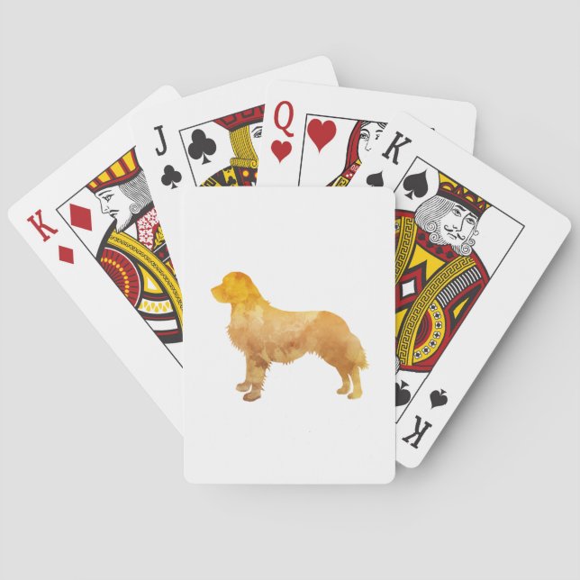 Goldener Rückzug Spielkarten (Rückseite)