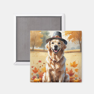 Goldener Rückzugsort Herbst Erntedank Art Magnet