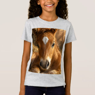 Goldener Schlummer sanftes Fohlen T-Shirt