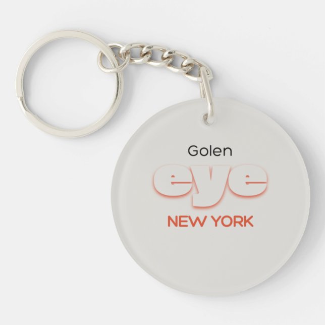 Goldener Schlüsselanhänger (Vorderseite)