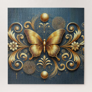 Goldener Schmetterling Geschenk für Naturliebhaber