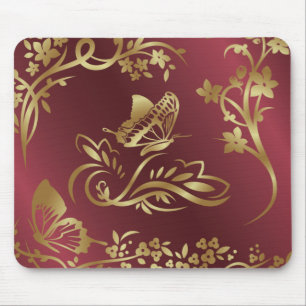 Goldener Schmetterling Mousepad
